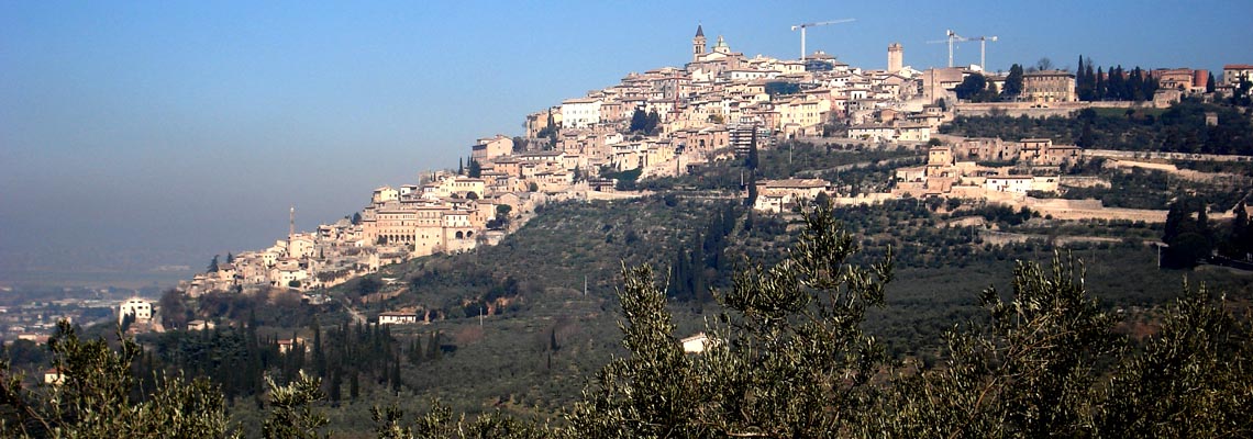 Panoramic route by bike to trevi on the Francis of Assisi way