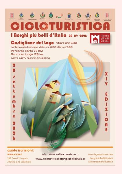 Poster of cicloturistica i borghi più belli d'Italia 2026 in Castiglione del Lago