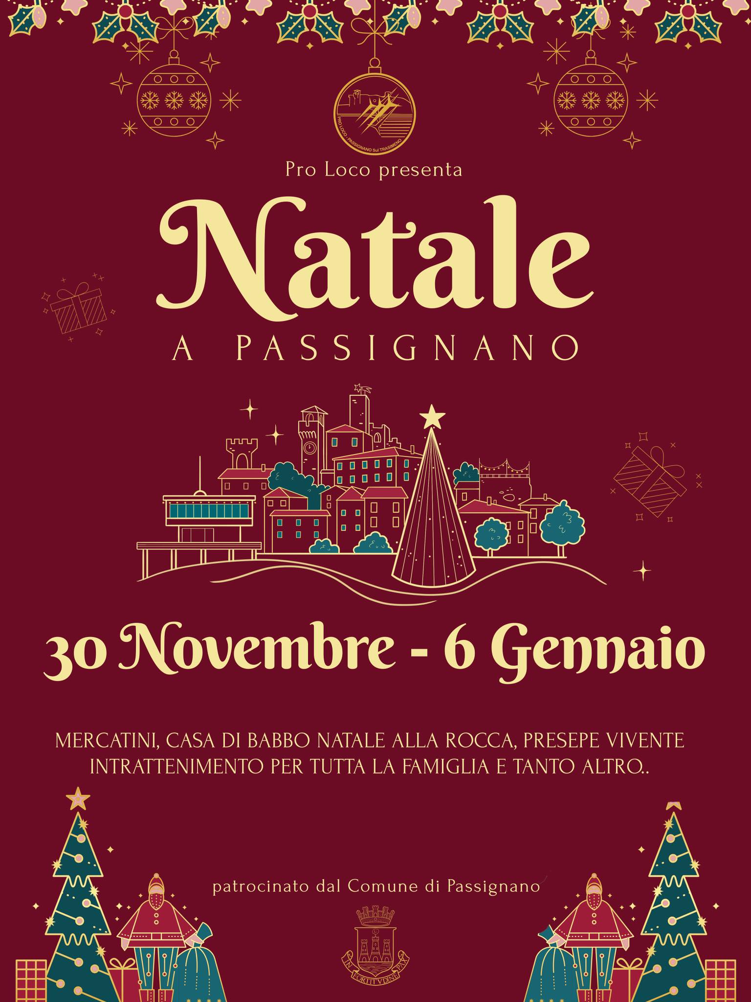 playbill Christmas in Passignano sul Trasimeno -  Passignano sul Trasimeno