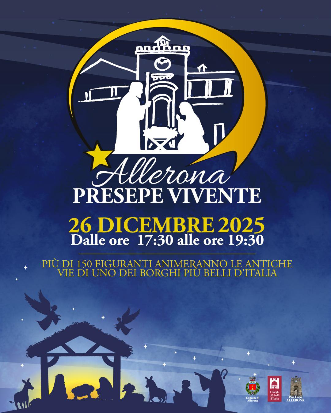 locandina Presepe Vivente di Allerona - Allerona
