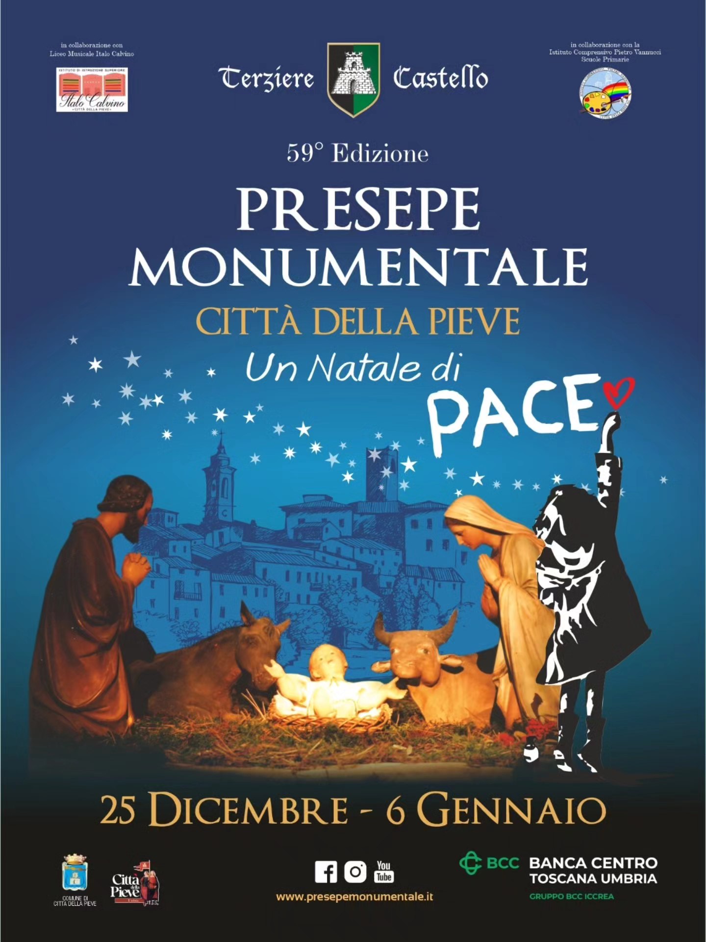 spielplan Citta della Pieve - Monumentale Krippe 2024 - Città della Pieve