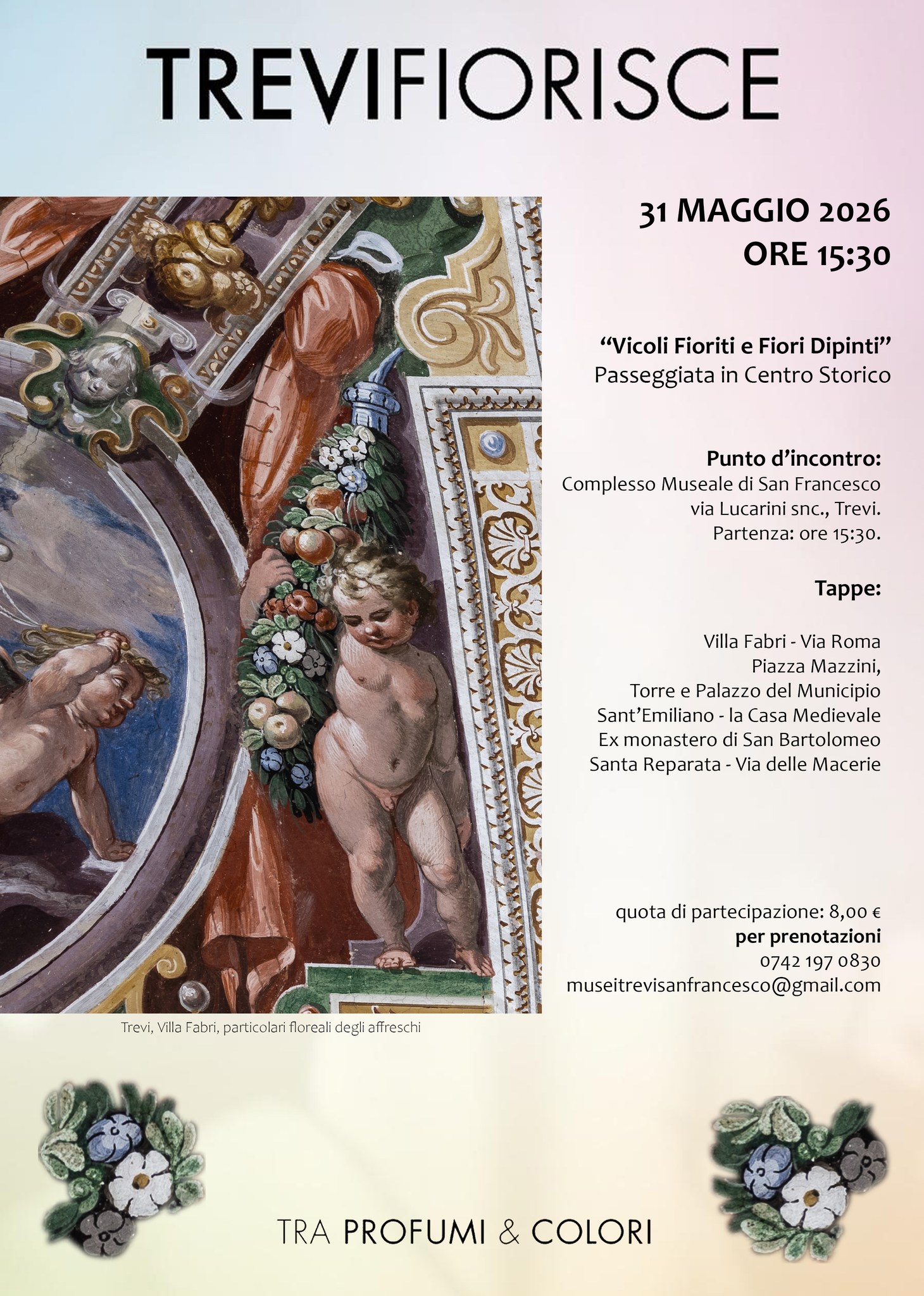 Programme of Trevi Fiorisce in Trevi