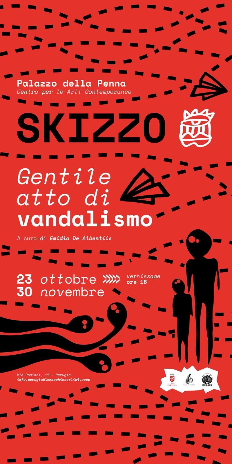 Plakat von Gentile atto di vandalismo in Perugia