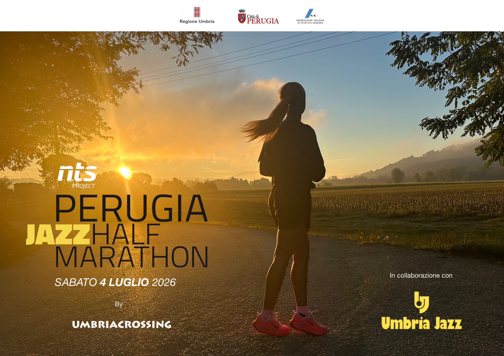 poster perugia jazz half marathon 2026
