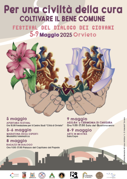 Poster festival del dialogo dei giovani 2026 in Orvieto
