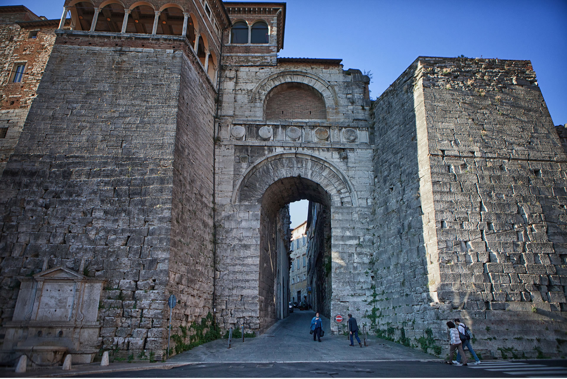 Etruscan arch of Perugia