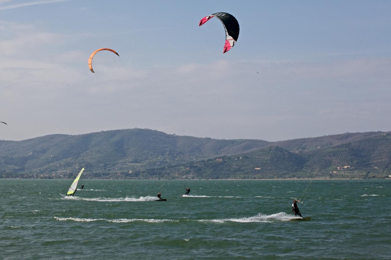 Sport acquatici al Lago Trasimeno