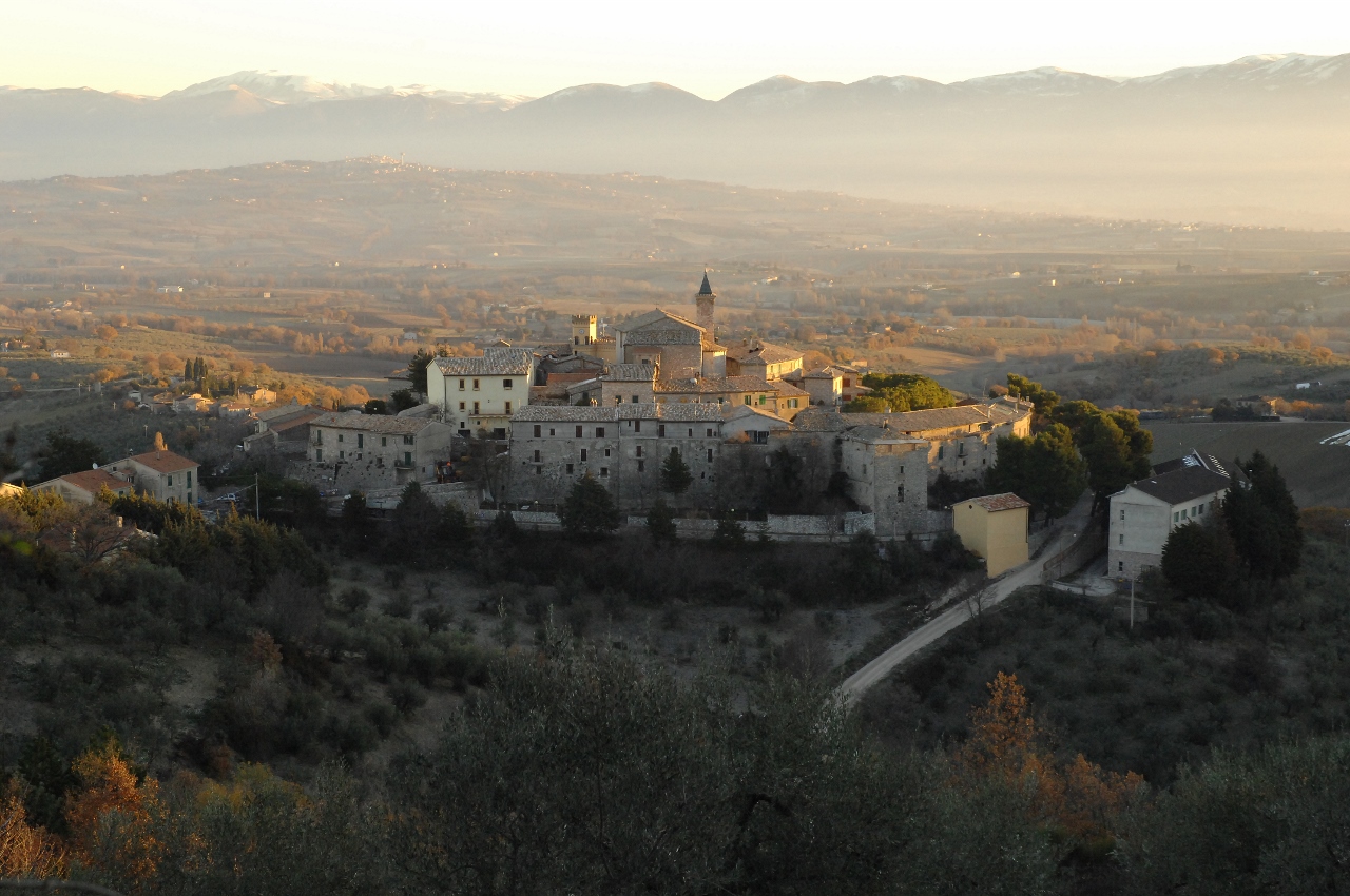 From Montefalco to Giano dell'Umbria along the Sagrantino wine route
