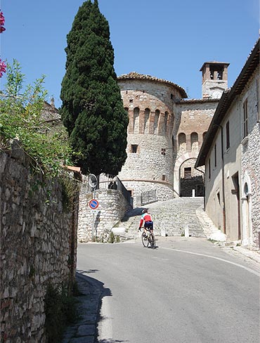 The hills and castles around Corciano