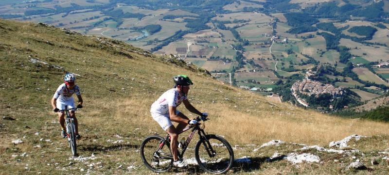 Mountain Biking to the Park of Monte Cucco