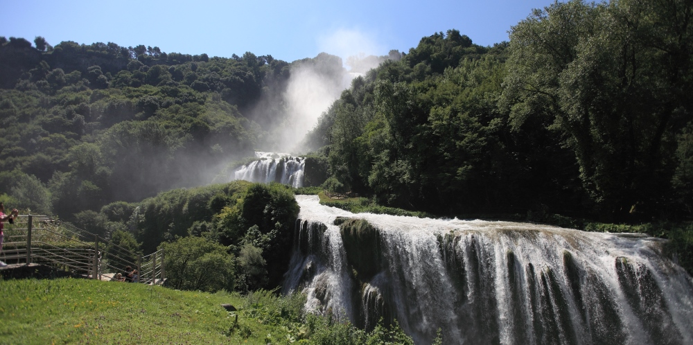 In bici alla Cascata delle Marmore e a Piediluco