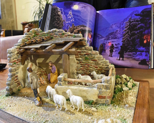 Esposizione di un presepe durante la mostra Internazionale di Arte Presepiale a Città di Castello 1 - Città di Castello