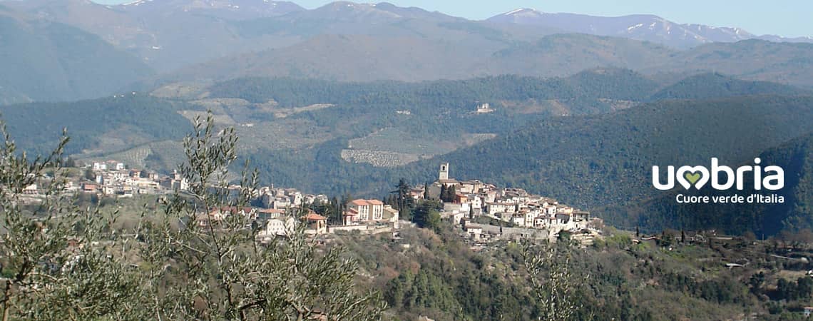 in bici en via del sur de stroncone a scheggino