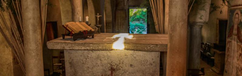 Stage 5 from San Gemini to Cesi on the Way of the Proto-martyrs. Carsulae archaeological site Umbria Italy