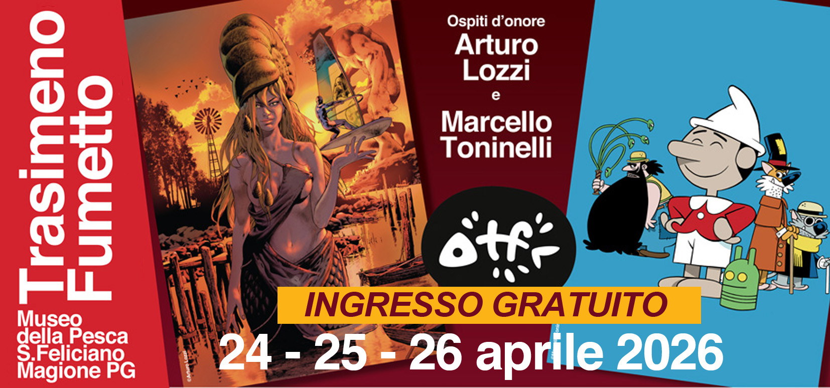 Poster Trasimeno Fumetto 2025