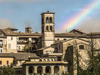 via francigena radwege pilgerfahrt des heiligen franz von Assisi