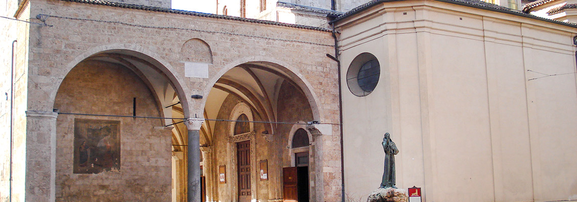 rieti kathedrale von santa maria assunta franziskusweg via di roma