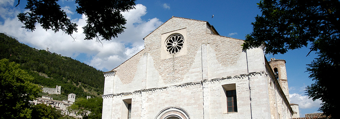 gubbio church of San Francesco pilgrims northern route the St Francis way S6