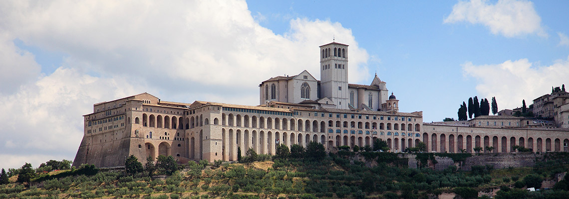 assisi basilica of saint francis pilgrims southern way on foot
