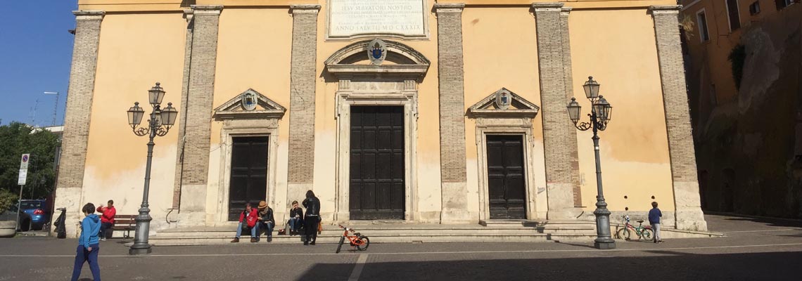 chiesa monterotondo via di francesco in bici via di roma